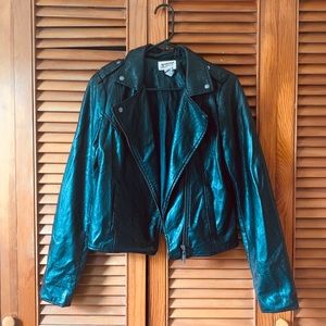 FAUX LEATHER JACKET